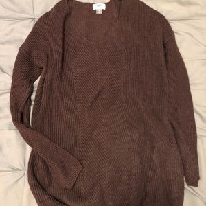 NWT Mauve oversized knit sweater
